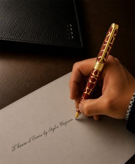 Stylo Roller St Dupont Line D Eternity Orlinski Rouge