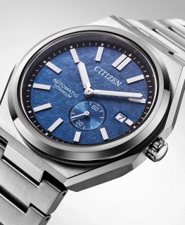montre-citizen-automatique-super-titanium-bleue-NJ0180-80L-cadran