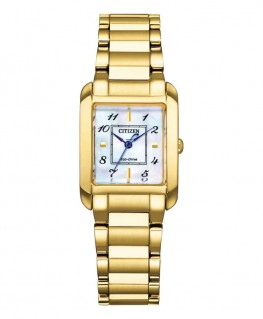 montre-femme-citizen-l-eco-drive-EW5602-81D-nacré-blanche-dorée
