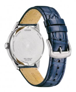montre-citizen-classic-eco-drive-AW0151-85E-bleue-bracelet