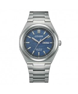 montre-homme-citizen-super-titanium-eco-drive-AW0151-00L-bleue