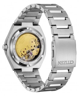 montre-citizen-automatique-super-titanium-verte-NJ0180-80X-bracelet