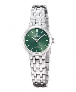 montre-festina-mademoiselle-vert-bracelet-acier_F20746/5