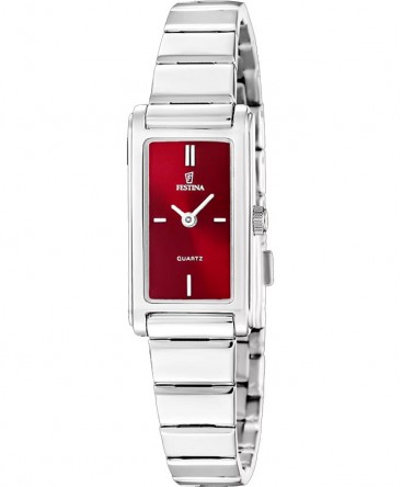 montre-festina-mademoiselle-rouge-bracelet-acier_F20767/4