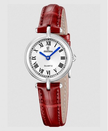 montre-festina-mademoiselle-bracelet-cuir-rouge_F20787/1