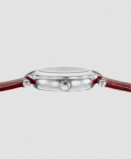 Montre Festina Mademoiselle Blanc Bracelet Cuir Rouge F20787/1