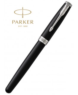 Stylo Plume Parker Sonnet Laque Noire Intense 18K CT