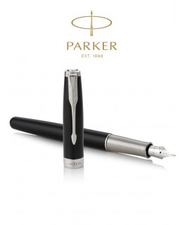 Stylo Plume Parker Sonnet Laque Noire Intense 18K CT