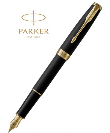 Stylo Plume Parker Sonnet Laque Noir Mat