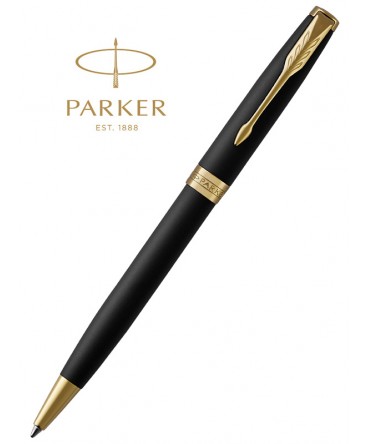 Stylo Bille Parker Sonnet Laque Noir Mat