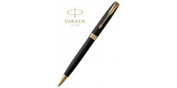 Stylo Bille Parker Sonnet Laque Noir Mat