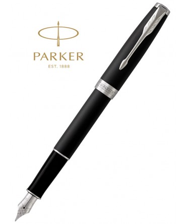 Stylo Plume Parker Sonnet Noir Mat