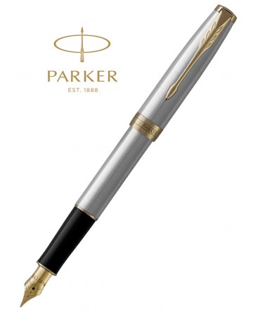 Stylo Plume Parker Sonnet Acier GT