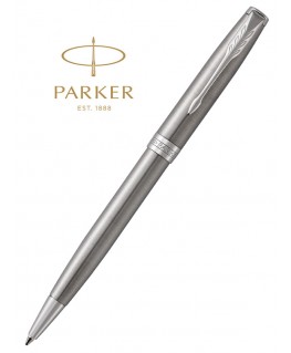 Stylo Bille Parker Sonnet Acier CT