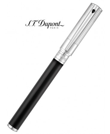 Stylo Roller St Dupont D-Initial Précieux Finition Chrome 262201