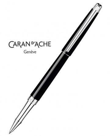 Stylo Roller Caran d'Ache Leman Slim Noir Ebène 4771.782 