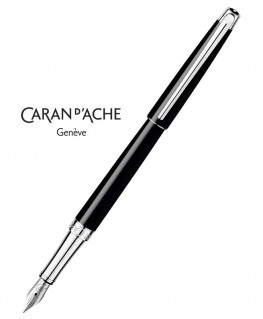 Stylo Plume Caran d'Ache Leman Slim Noir Ebène 4791.772