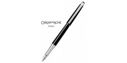 Stylo Plume Caran d'Ache Leman Slim Noir Ebène 4791.772