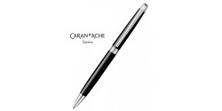 Stylo Bille Caran d'Ache Leman Slim Noir Ebène 4781.782