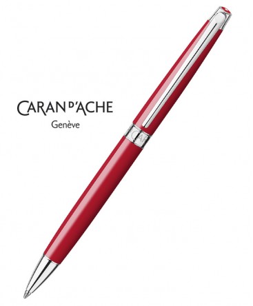 Stylo Bille Caran d'Ache Leman Slim Rouge Ecarlate 4781.770