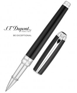 Stylo-Roller-St-Dupont-Line-D-Medium-Noir-Palladium-ref_412100M