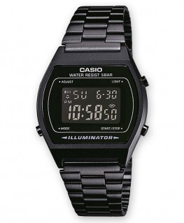 Montre Casio Vintage Acier Noir B640WB-1BEF