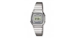 Montre Femme Casio Vintage Acier Cadran Gris PM LA670WEA-7EF