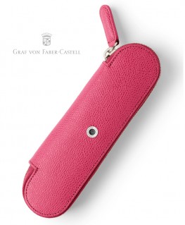 Etui Zippé Graf Von Faber Castell 2 Stylos Rose 118877 
