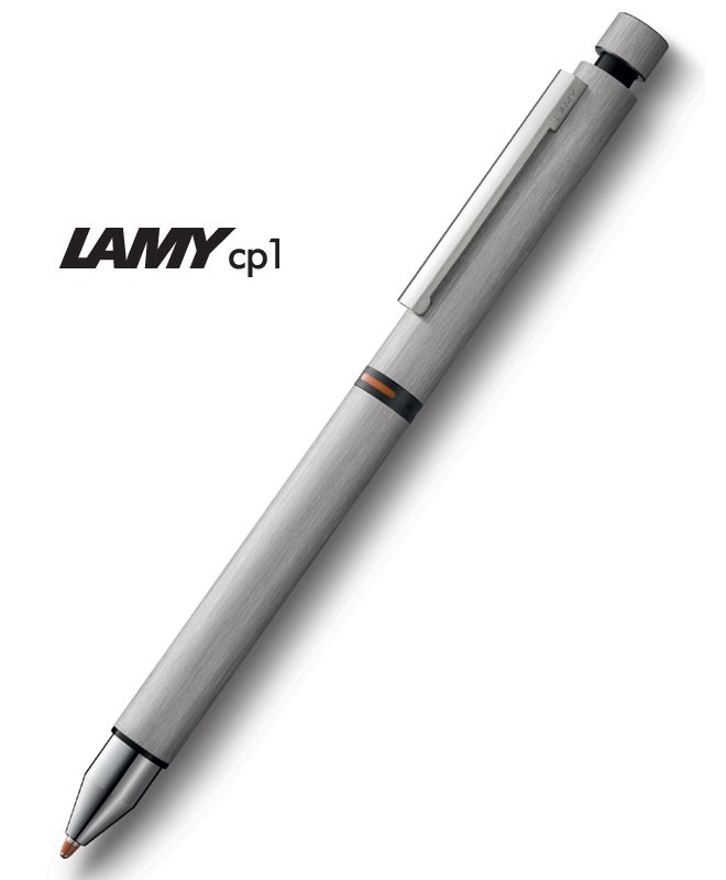 Stylo Multifonction Lamy Cp1 Twin Pen Acier Brossé Mod.645 Réf 1307730