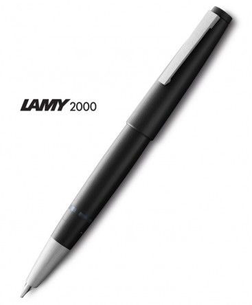 Stylo-Plume-Lamy-2000-Résine-Noire-Mate-Mod.001-Réf_1301351