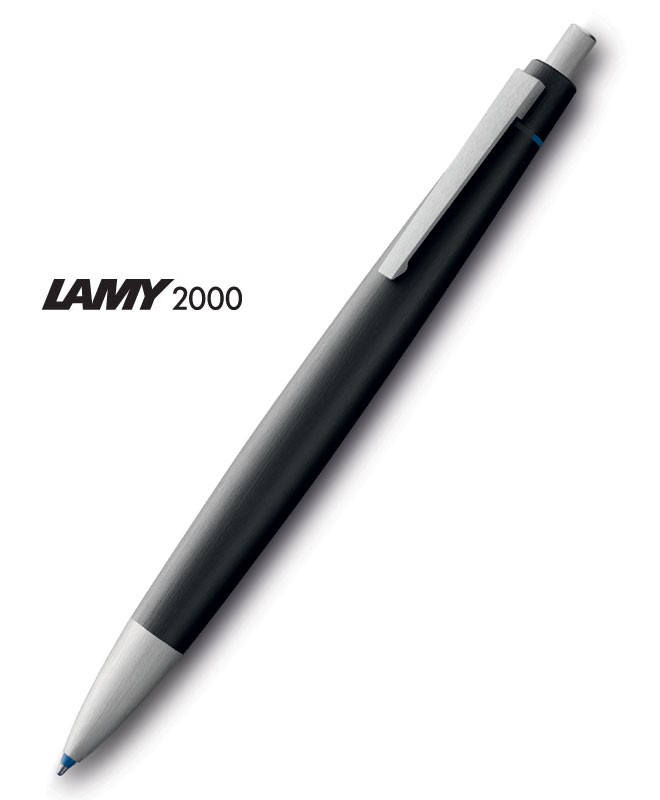 Stylo Bille multicouleurs LAMY Logo Acier mat (Noir,Bleu,Rouge)