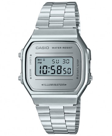 Montre Casio Vintage Silver Mirror A168WEM-7EF