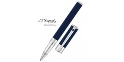 stylo-roller-st-dupont-d-initial-laque-bleue-et-chrome-ref_262205 