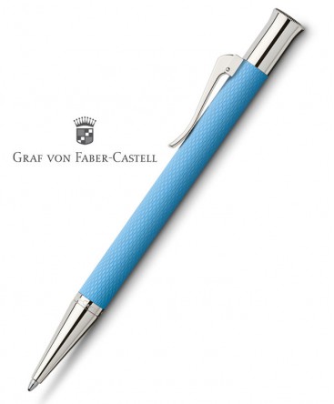 Stylo Bille Graf von Faber Castell Guilloché Bleu Azur 145265