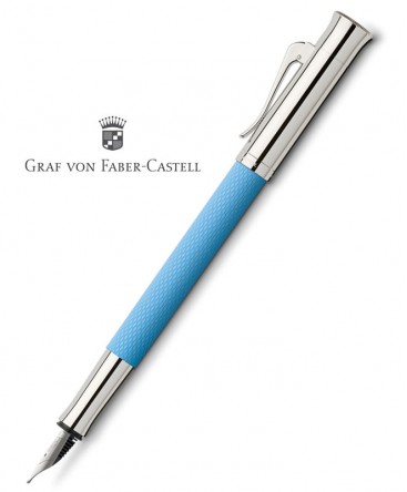 Stylo Plume Graf von Faber Castell Guilloché Bleu Azur 145283