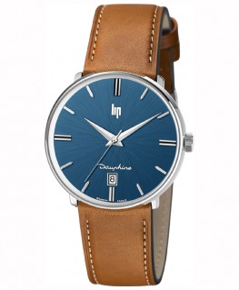 Montre Lip Dauphine Cadran Bleu 38mm 671429