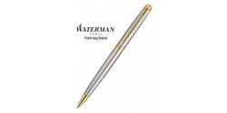 Stylo Bille Waterman Hémisphère Acier Satiné GT Réf_S0920370