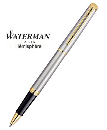 Stylo Roller Watermant Hémisphère Acier Satiné GT Réf_S0920350 Stylo Roller Watermant Hémisphère Acier Satiné GT Réf_S0920350
