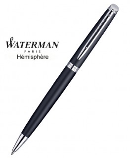 Stylo Bille Waterman Hémisphère Laque Noir Mat CT Réf_S0920870