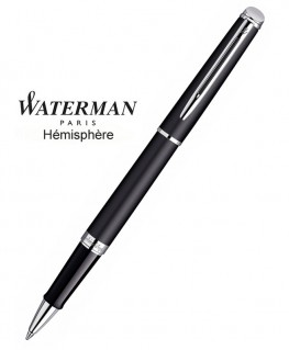 Stylo Roller Waterman Hémisphère Laque Noire Mate CT Réf_S0920850