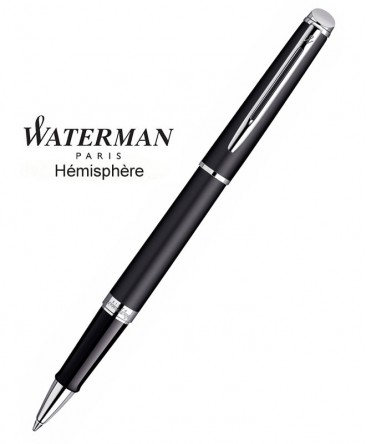 Stylo Roller Waterman Hémisphère Laque Noire Mate CT Réf_S0920850