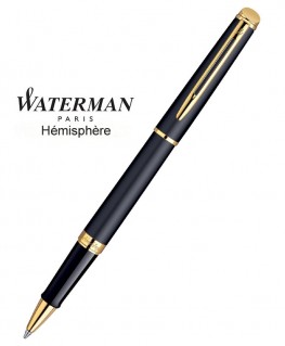 Stylo Roller Waterman Hémisphère Noire Mate GT réf S0920750