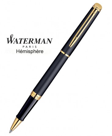 Stylo Roller Waterman Hémisphère Noire Mate GT réf S0920750