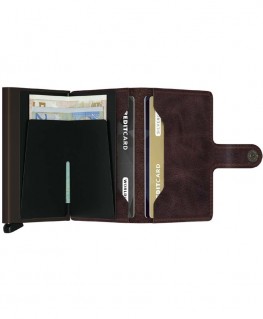 Secrid Miniwallet Vintage Chocolate MV-CHOCOLATE