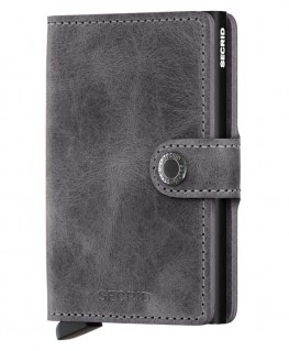 Secrid Miniwallet Vintage Grey-Black MV-GREY-BLACK