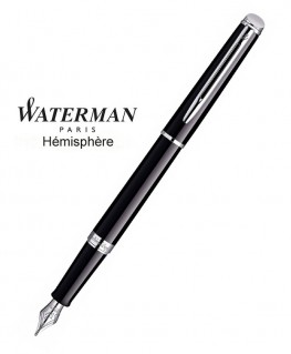 Stylo Plume Waterman Hémisphère Laque Noire CT réf S0920530