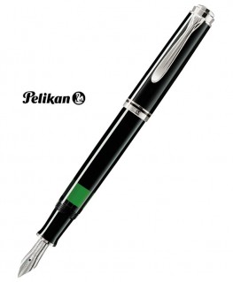  Stylos Plume Pelikan M405 Noir et Argent Réf_924563