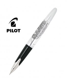 Corps du Stylo Plume Pilot Silver Faucon Silver Argent Massif Réf_FK-70S-TK-M