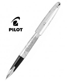 Stylo Plume Pilot Silver Faucon Silver Argent Massif Réf_FK-70S-TK-M