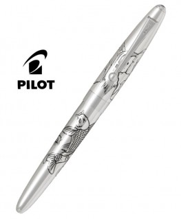 Stylo Plume Pilot Carpe Silver Argent Massif Réf_FKN-70SR-KOIM